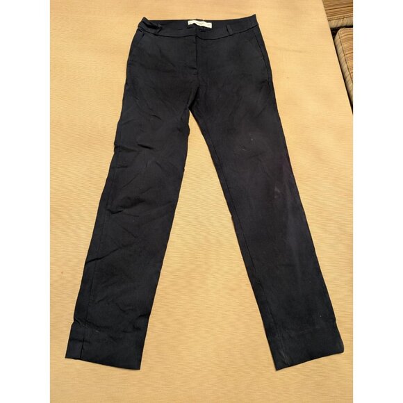 Mango Women Dress Pants Size 6 Color Navy Blue - Picture 1 of 6